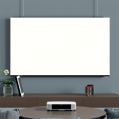 White Projector Screen