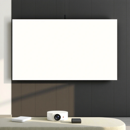 White Projector Screen