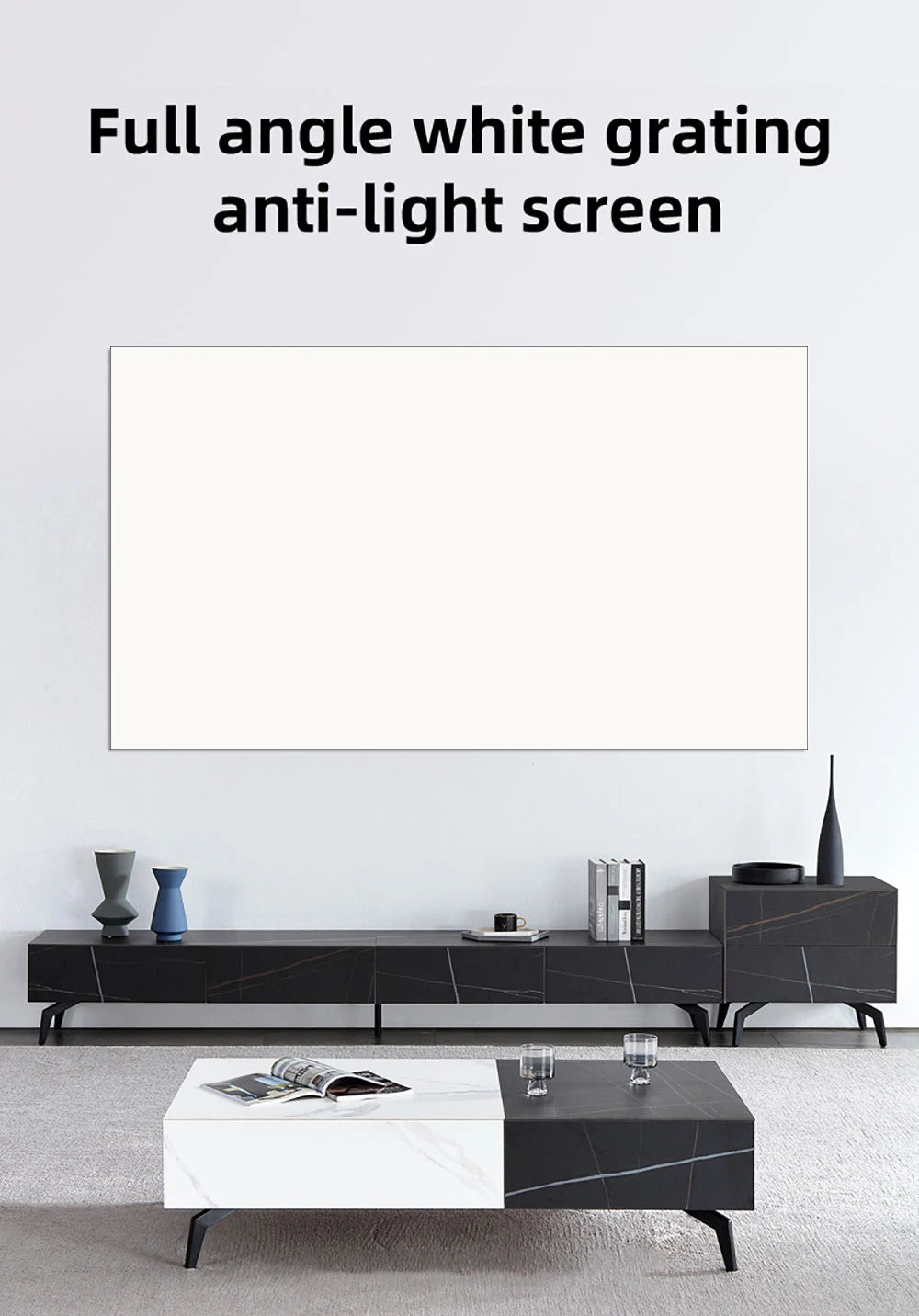 White Projector Screen